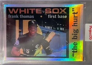 Topps Project70 Card 238 -  Frank Thomas by Infinite Rainbow Foil #19/70 - Picture 1 of 4