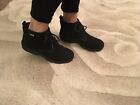 Rohde Ladies Black Suede Leather Desert Boot Size 4