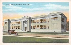 # H2305 Texarkana, Tx. POSTKARTE, JUNIOR COLLEGE - Bild 1 von 2