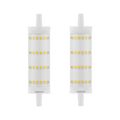 [2er] OSRAM R7s LED Leuchtmittel 118mm Stab Röhre Lampe 13W=100W Tageslichtweiß - Bild 1 von 4