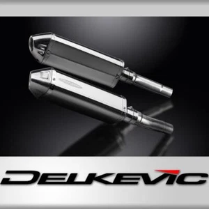 DUCATI MONSTER 620-695-800 02-08 320mm TRI STAINLESS BSAU SILENCER EXHAUST KIT - Picture 1 of 4