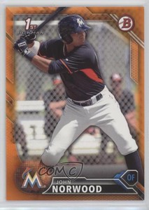 2016 Bowman Prospects Orange /25 John Norwood #BP27