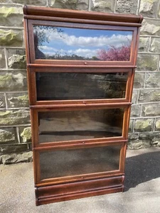 Antique Oak Globewernicke Stacking Library Bookcase - Picture 1 of 8