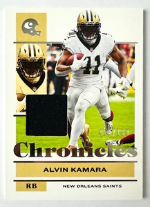 2021 Panini Chronicles Alvin Kamara Jersey Card SP #/199 Saints Star! - Picture 1 of 3