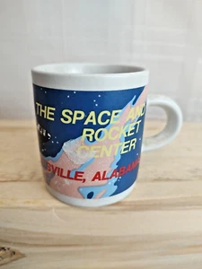 Vintage Alabama Space and Rocket Center Huntsville Alabama Small Coffee Mug Cup - Picture 1 of 10