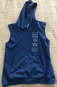 True Religion Hoodie Men’s Large Blue Pockets  Vg2 - Picture 1 of 8