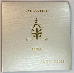 1987 Vatican City 5 Piece Coin Set - Picture 1 of 4