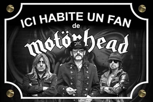 PLAQUE FAN de MOTORHEAD - Au choix : 20x30 ou 15x20 - Existe en 3 épaisseurs - Picture 1 of 1