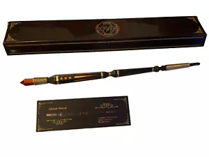 Geek Gear Wizardry Harry Potter Oblisk Wand Unique 13 & 3/4" Topaz/Maple NEW - Picture 1 of 2