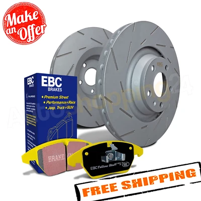 Kit de freio dianteiro com fenda EBC S9KF1413 Stage 9 Super Sleeper para 95-98 Lexus LS400 - Imagem 1 de 4