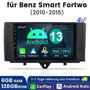 Apple Carplay Für Benz Smart Fortwo 451 2005-2015 Autoradio Android 13 GPS WiFi - Bild 1 von 14