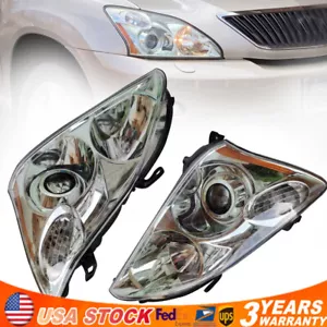 For 2004-2009 Lexus RX330 RX350 RX400h HID+Halogen Headlights Assembly 1 Pair - Foto 1 di 14