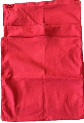 3 Fundas de Almohada Ikea WILJ Rojo Arándano Ribete Lino Mezcla Algodón 20 x 20 Foto 1 de 4