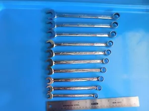USED, SNAP ON METRIC "FLANK DRIVE PLUS" WRENCH SET 10MM - 19MM , PART # SOEXM710 - Picture 1 of 7