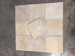 12x12 Natural Stone Beige Floor Tile 1/2" Thick Remodel (10 Square Feet) EF-31 - Picture 1 of 9