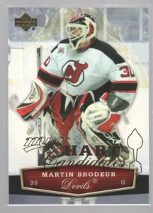 * 2007-08 Upper Deck MVP - Hart Candidates #HC3 - MARTIN BRODEUR (g) - Picture 1 of 2