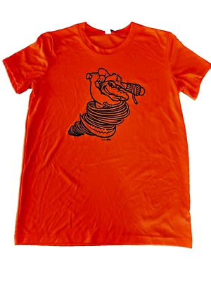 Camisa YOUTH Seguridad Naranja Lowell Spinners Canaligator Talla Mediana (004) Foto 1 de 3