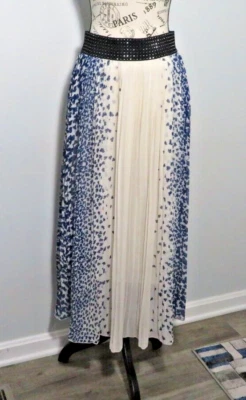 Mujer Falda Larga Fluida Hermosa Falda Forrada Grande En Excelente Estado Usada Foto 1 de 4