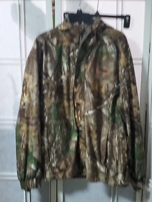 Realtree Edge Men's Hunting Jacket 42/44 Sz L -Scent Control & Waterproof (New) - Image 1 of 4