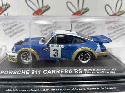 DIE CAST " PORSCHE 911 CARRERA RS RMC 1978 J.P. NICOLAS " 1/43 RALLY DEA - Immagine 1 di 2