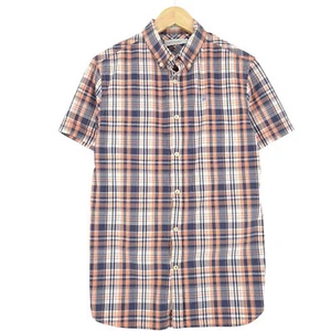 Vintage Peak Performance Men Shirt Plaid Flannel Cotton Cb0 Size S - Picture 1 of 7