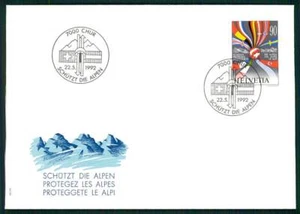 SVIZZERA FDC 1992 PROTEGGE LE ALPI ALPI ALPI m3459 - Foto 1 di 2