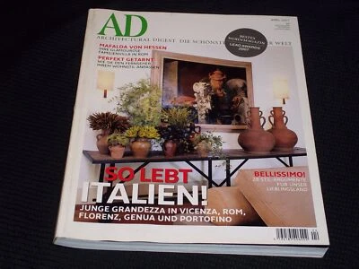 2007 APRIL ARCHITECTURAL DIGEST MAGAZINE - GERMAN TEXT ISSUE COVER - H 3316 - Image 1 of 2