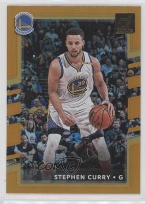 2017-18 Panini Donruss Holo Orange Laser Stephen Curry #46 - Image 1 of 2