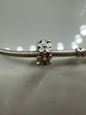 Pandora Blumen Charm Silber - Bild 1 von 3