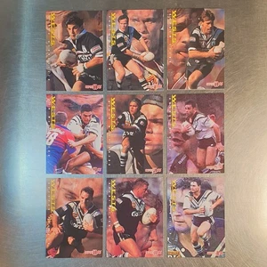 1996 NRL Dynamic Series 1 Western Suburbs Full Team Set (9 Cards) Wests Magpies - Picture 1 of 2