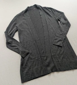 J McLaughlin Cardigan Open Front Long Sleeve Lightweight Silk Cashmere Blend S - Picture 1 of 11