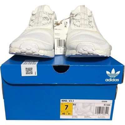 Adidas Athletic Running Shoes White Iridescent GX5698 NMD Size 7 NIB - Image 1 of 4