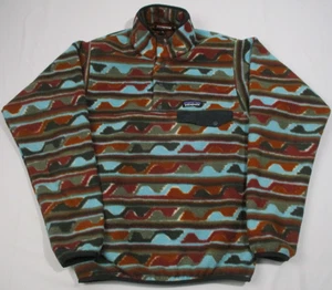 Patagonia 2016 Pattern Synchilla Snap T Fleece Sweater Abstract (25580) Men’s XS - Picture 1 of 5