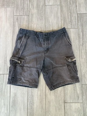 Pantalones Cortos Carga Abercrombie & Fitch De Colección Para Hombre Talla 34 Peso Pesado Militar Y2K Foto 1 de 3