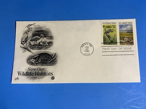 SAVE OUR WILDLIFE HABITATS - FIRST DAY OF ISSUE 1981  ENVELOPE - Picture 1 of 3