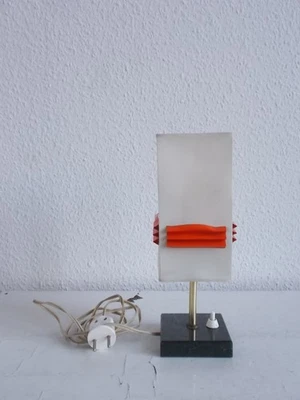 Lampe, Tischlampe, Schreibtischlampe, DDR, Sockel Serpentin, vintage, 70er - Bild 1 von 4