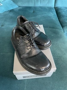 Festliche Halbschuhe Schnürrschuhe schwarz Gr. 40 Echt Leder 1x getragen - Bild 1 von 4