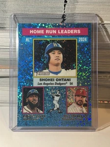 SHOHEI OHTANI Blue Sparkle Homerun Leaders🔥Topps Heritage #193🔥Dodgers - Bild 1 von 6