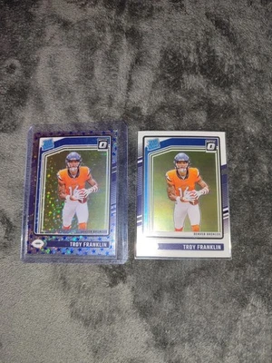 2024 Panini Donruss Optic - Rated Rookie Troy Franklin #294 Stars Prizm (RC) - Bild 1 von 2