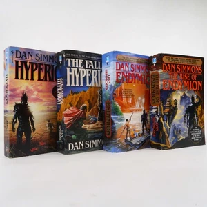 The Hyperion Cantos by Dan Simmons, 4 Book Lot (Hyperion...The Rise of Endymion) - Picture 1 of 5
