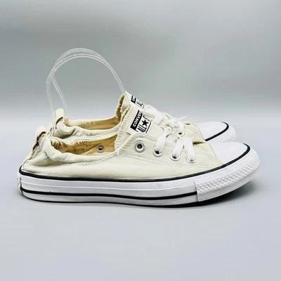 Zapatos Converse para mujer 8 tostados All Star sin cordones costa con cordones planos informales Foto 1 de 4