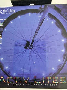 Activ Lites Bike Wheel Lights White, Waterproof, 12"/29" Wheels - Picture 1 of 2