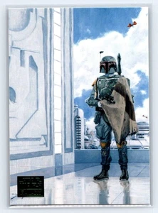 BOBA FETT 2018 Topps Star Wars Galaxy The Bounty Hunter Green #35 C2 - Picture 1 of 2