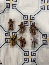 LEGO Meca One pearl gold Devastator Robot Exo Force minifigure 7713 8108 7709