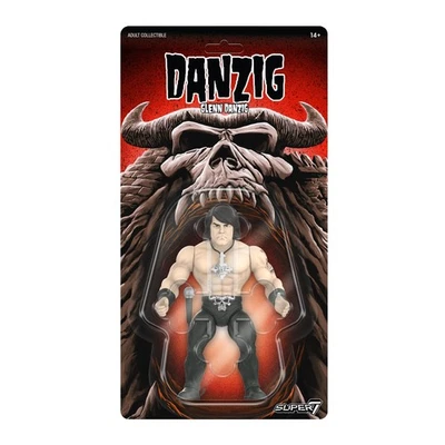 Figura de acción Glenn Danzig Super7 5,5 pulgadas retro coleccionable con micrófono Foto 1 de 4