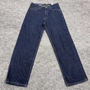 Nautica Jeans Mens 33x34 Blue Denim Wide Leg Baggy Skater Y2K - Picture 1 of 13