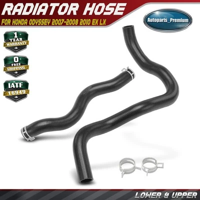 2x Manguera de refrigerante de radiador inferior y superior para Honda Odyssey 2007 2008 2010 V6 3,5 L Foto 1 de 4