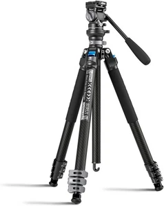 SIRUI L-224FL+KV-5 Carbon Fiber Video Tripod Kit - Picture 1 of 10