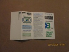 AHL Binghamton Whalers Vintage Defunct 1988-89 Sesaon Ticket Hockey Brochure