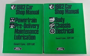 Manual de Taller Ford Escort (Ee.uu.) + Exp / Mercury Lynx + LN7 Mj. 1982 - Imagen 1 de 5